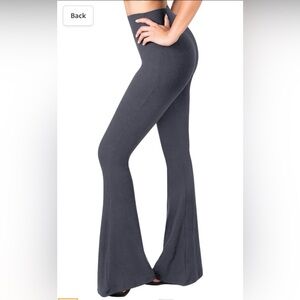 High waisted flare leggings
